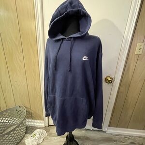 Nike Men's Dark Blue Hoodie